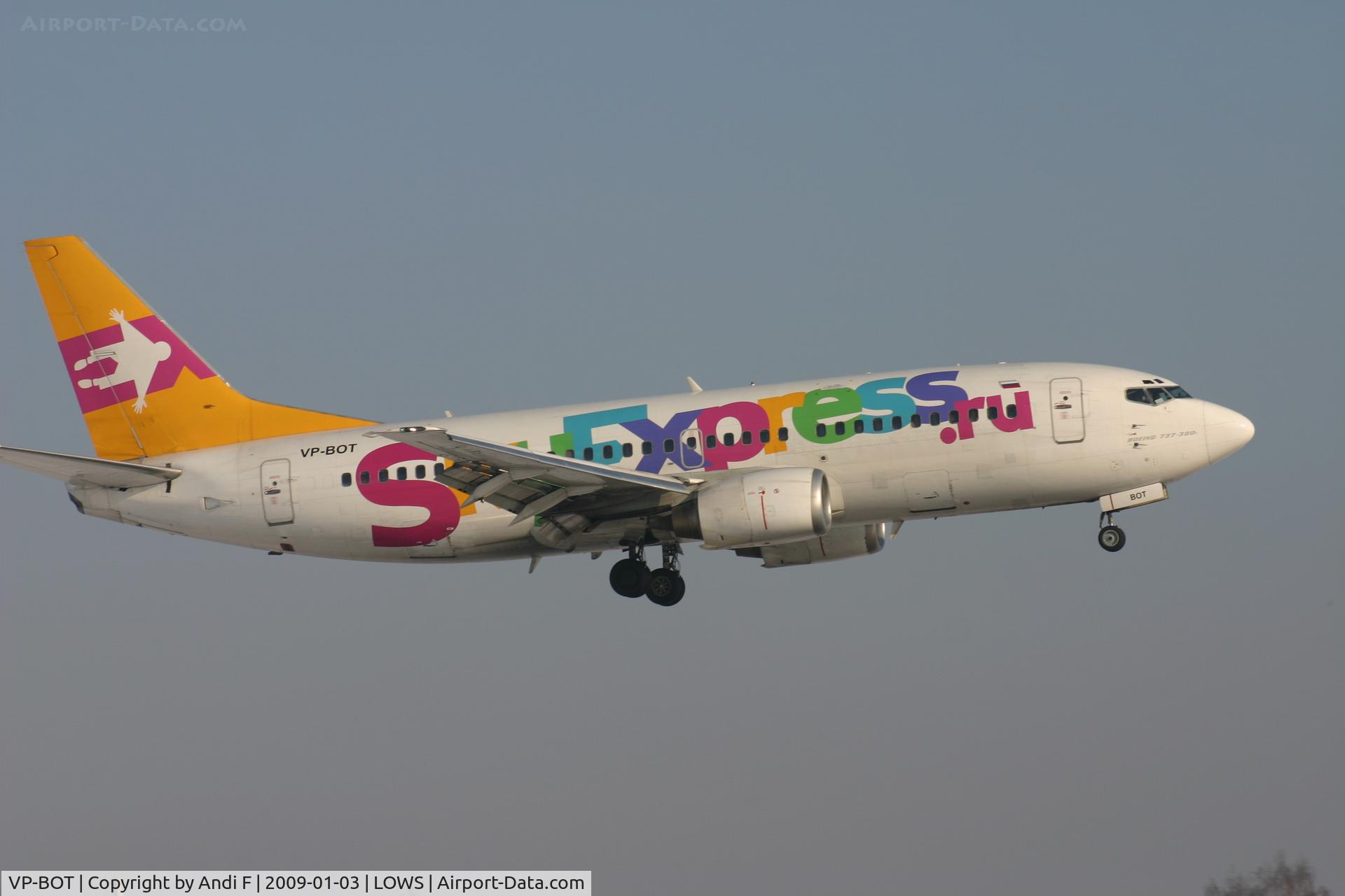 VP-BOT, 1991 Boeing 737-341 C/N 25048, SkyExpress Boeing 737-341