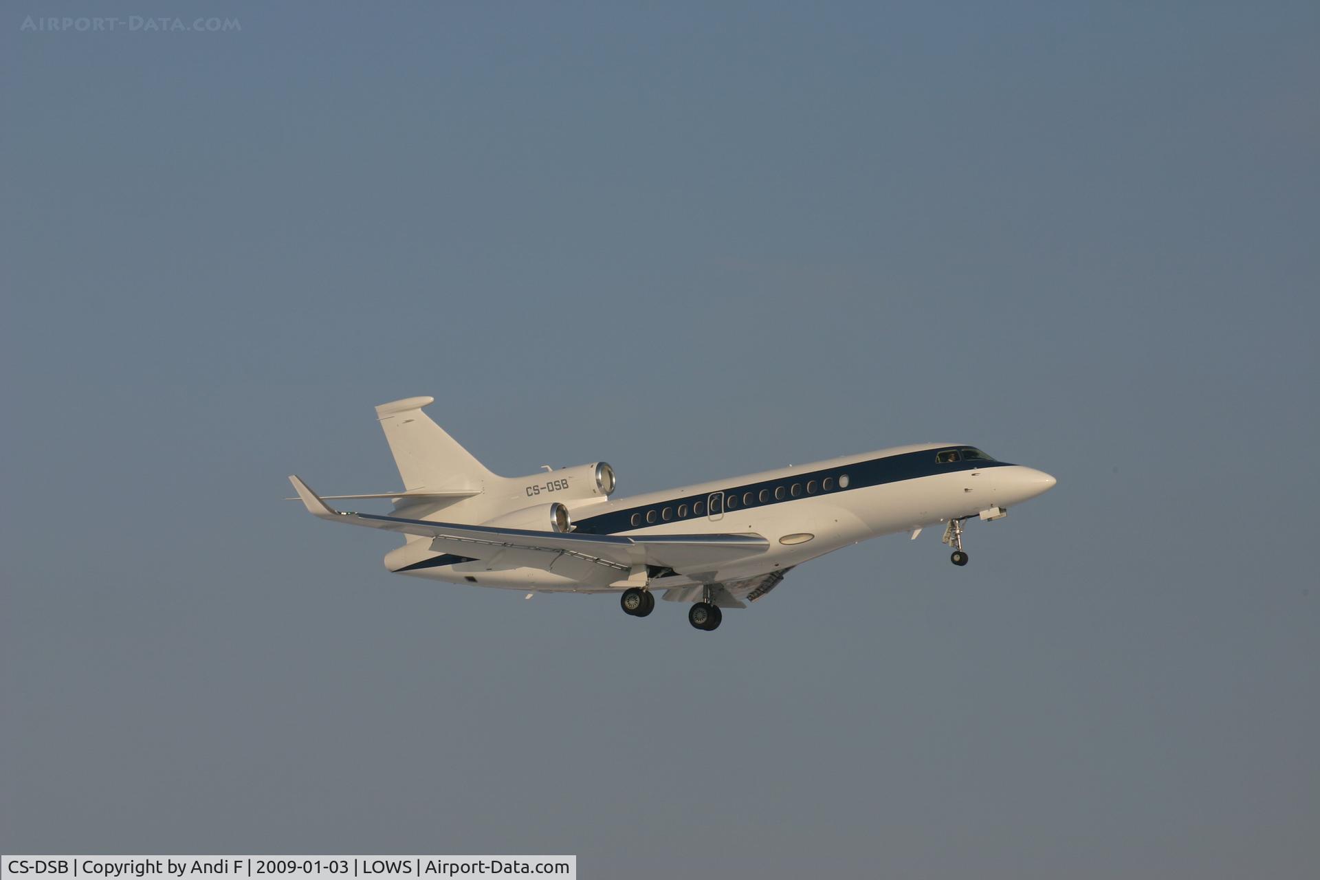 CS-DSB, 2008 Dassault Falcon 7X C/N 43, NetJets Europe Dassault Falcon 7X