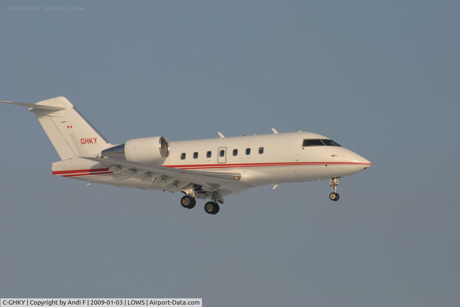 C-GHKY, 1997 Canadair Challenger 604 (CL-600-2B16) C/N 5343, -