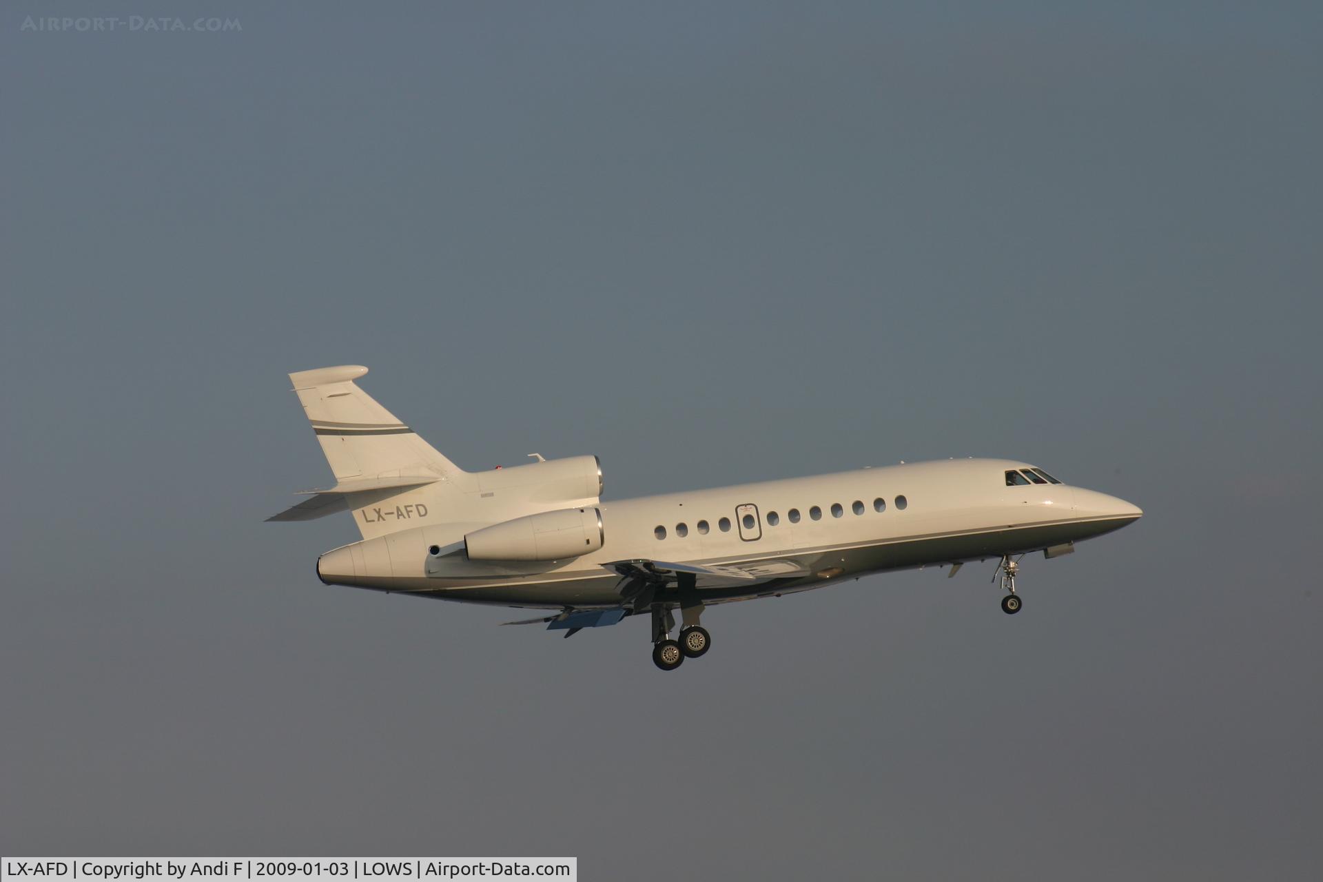 LX-AFD, 2007 Dassault Falcon 900DX C/N 615, Global Jet Luxembourg Dassault Falcon 900DX