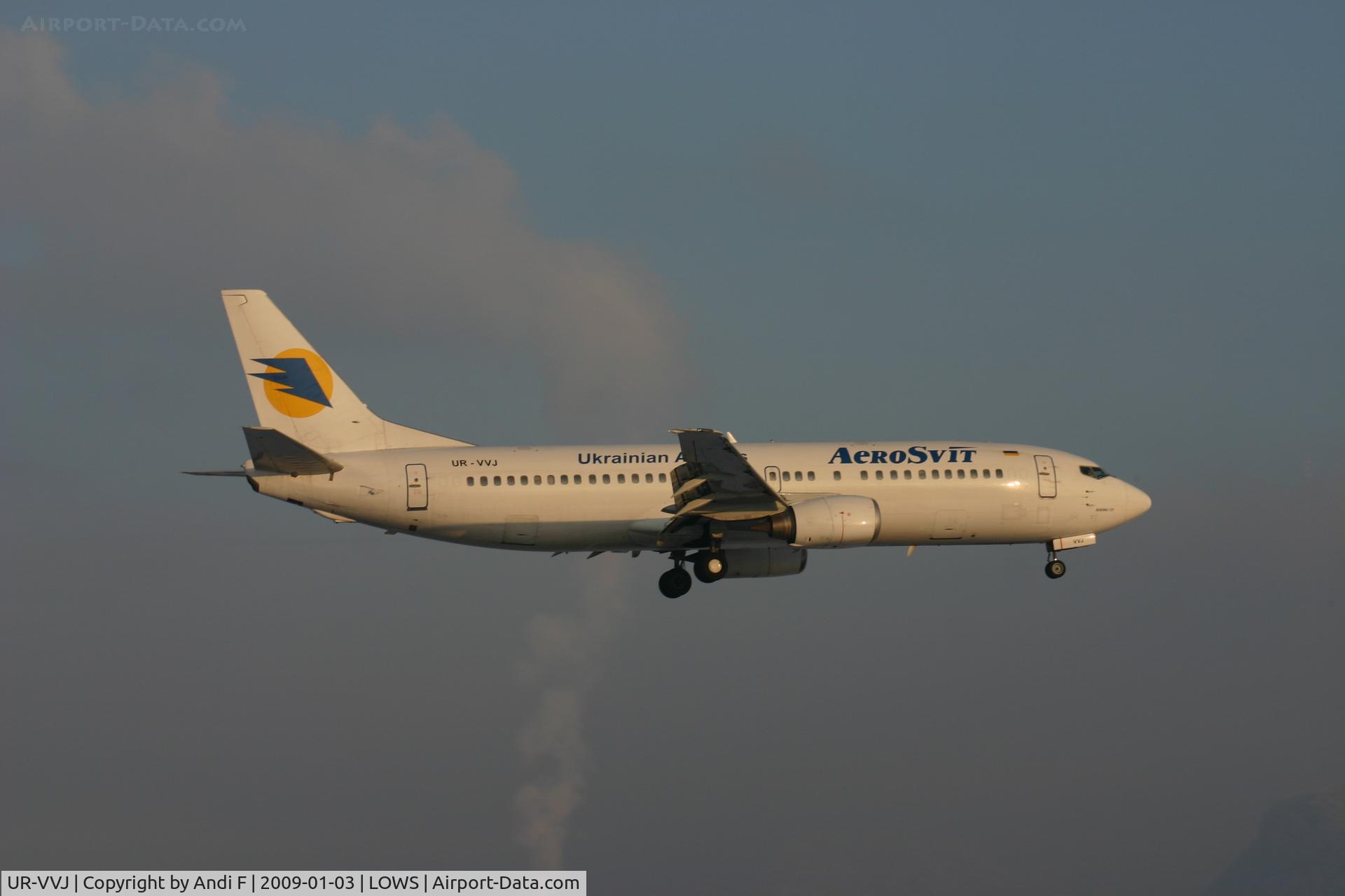 UR-VVJ, 1989 Boeing 737-448 C/N 24474, AeroSvit Boeing 737-448