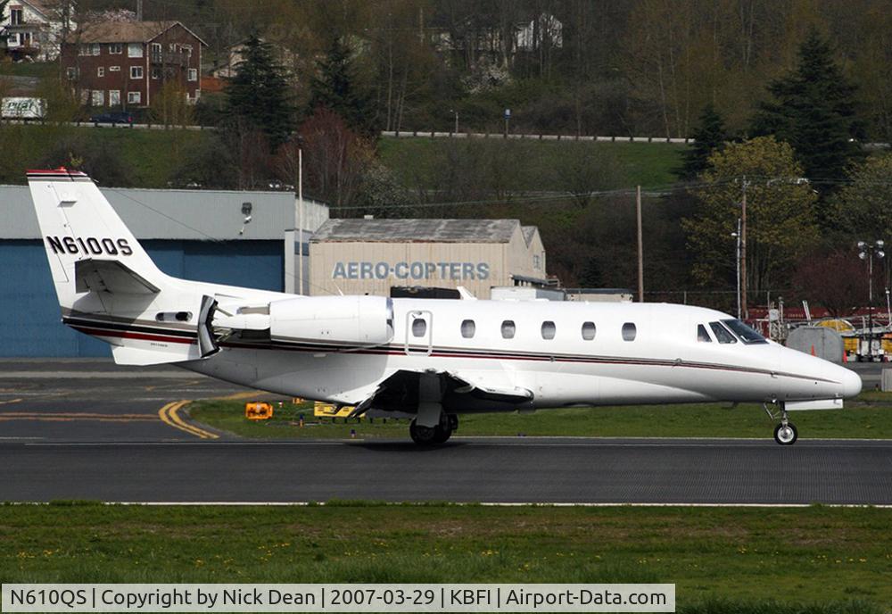 N610QS, 2001 Cessna 560XL Citation Excel C/N 560-5210, KBFI