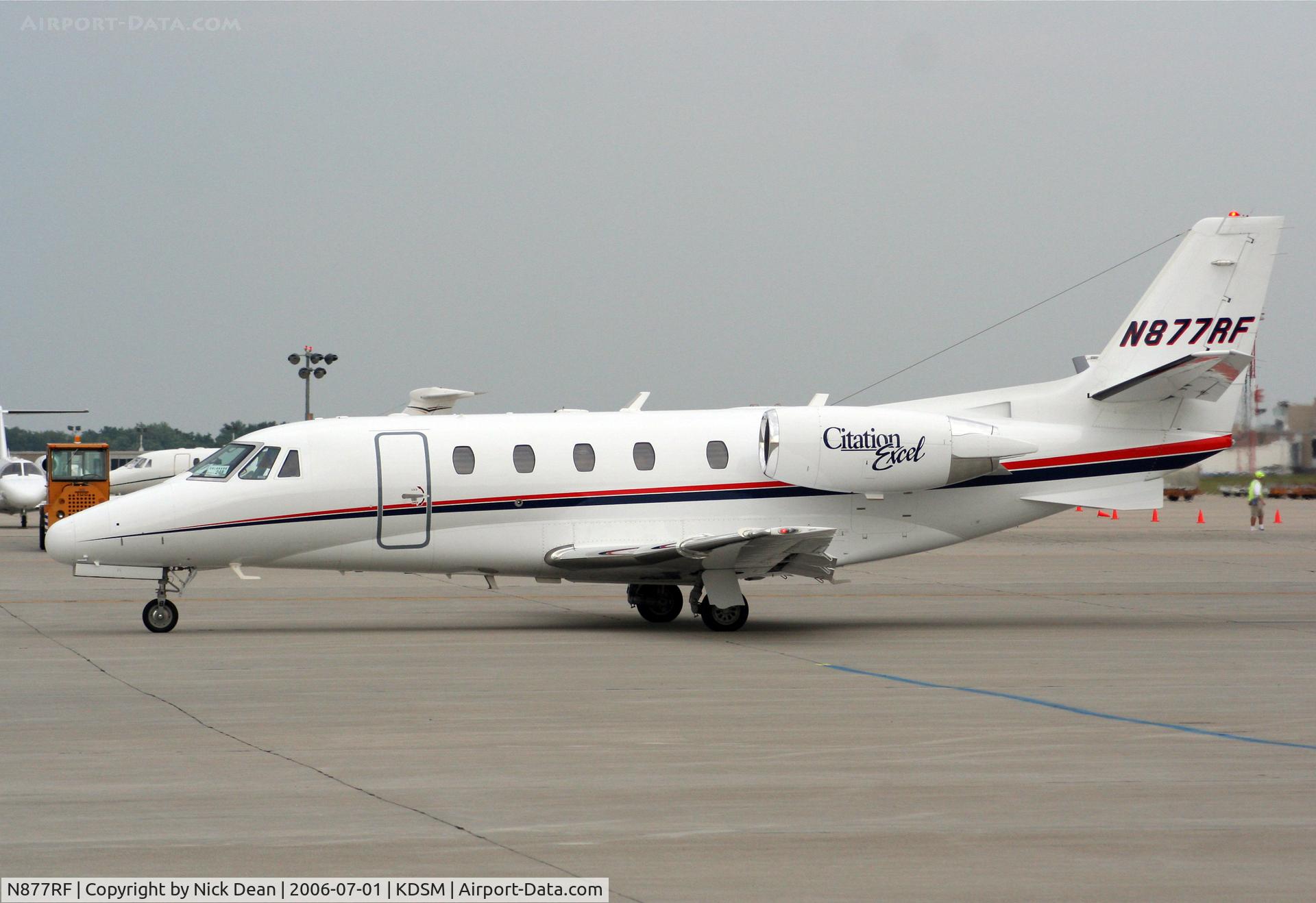 N877RF, 2001 Cessna 560XL Citation Excel C/N 560-5219, KDSM