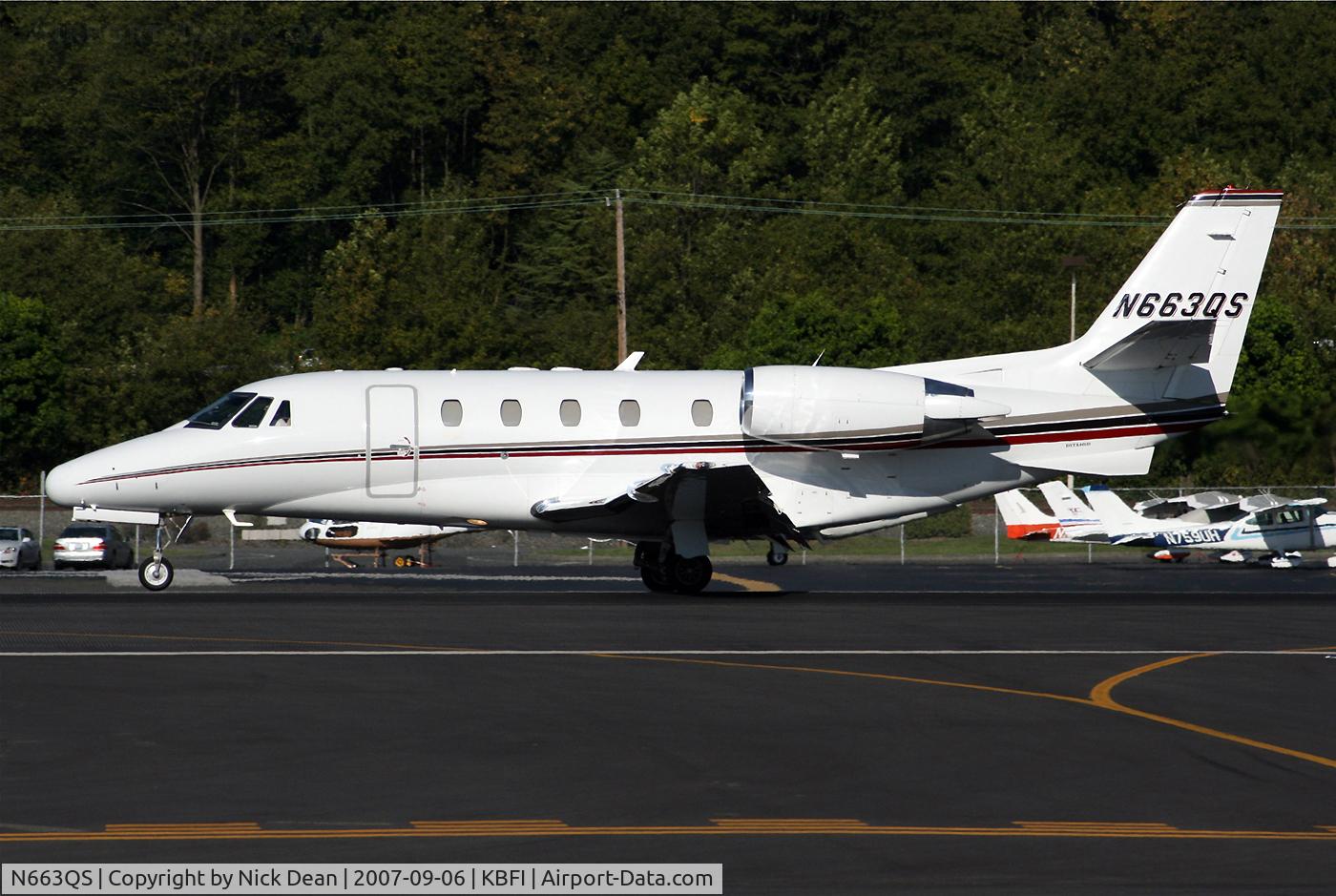 N663QS, 2002 Cessna 560XL C/N 560-5263, KBFI