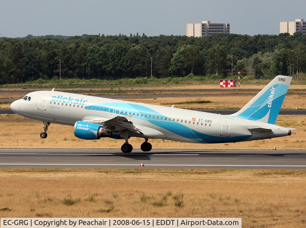EC-GRG, 1990 Airbus A320-211 C/N 143, rotating 26L