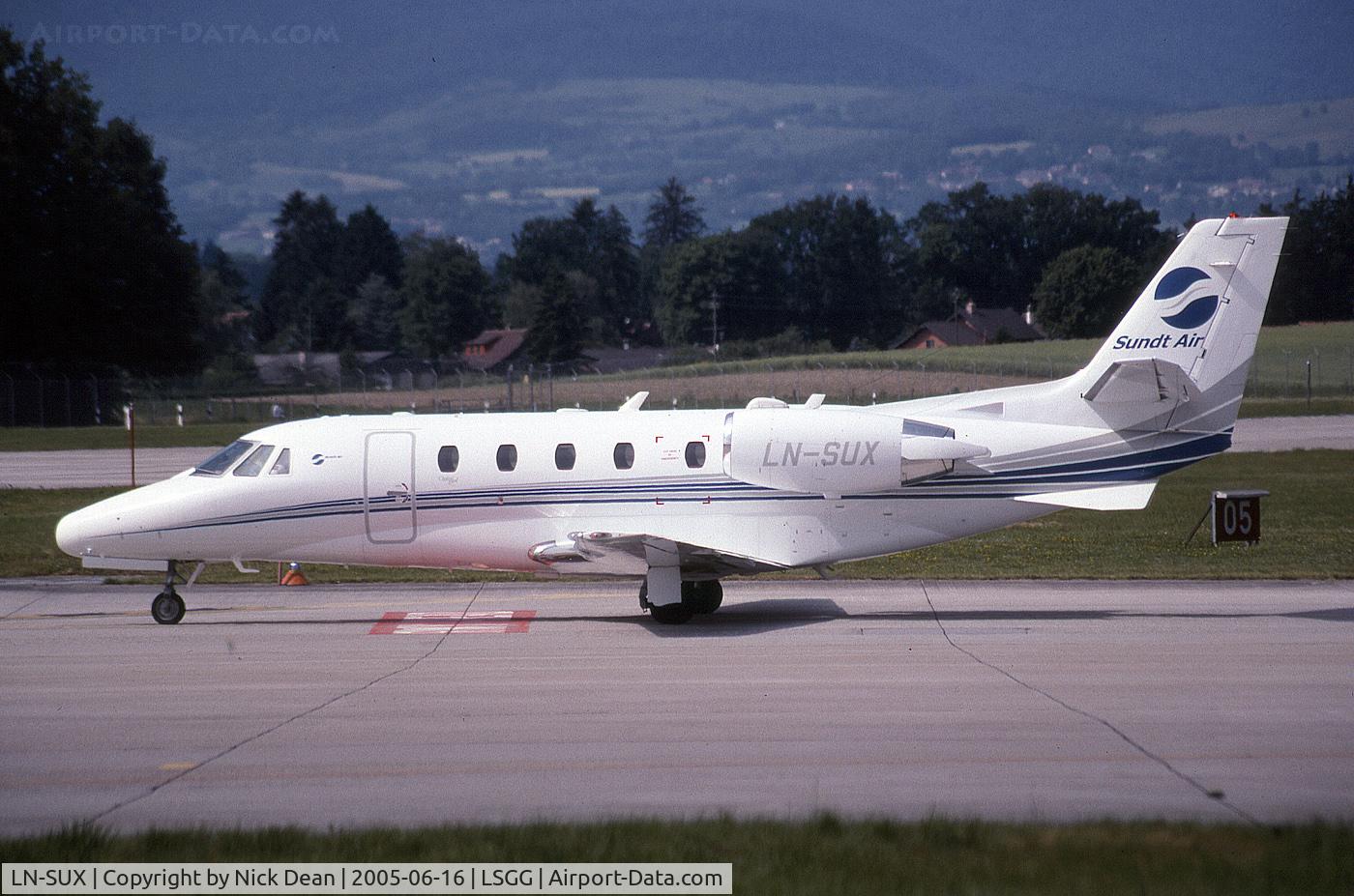 LN-SUX, 2002 Cessna 560 Citation Excel C/N 560-5271, LSGG