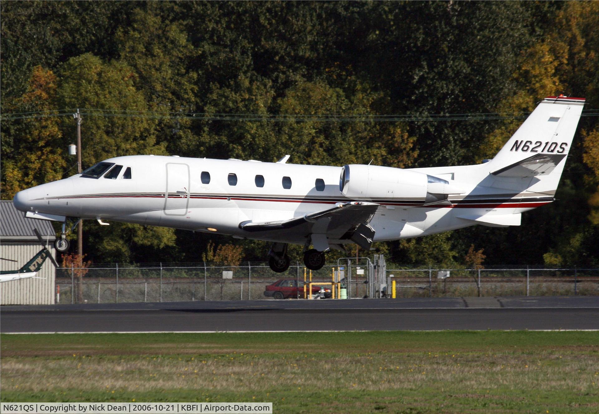 N621QS, 2002 Cessna 560XL Citation Excel C/N 560-5280, KBFI