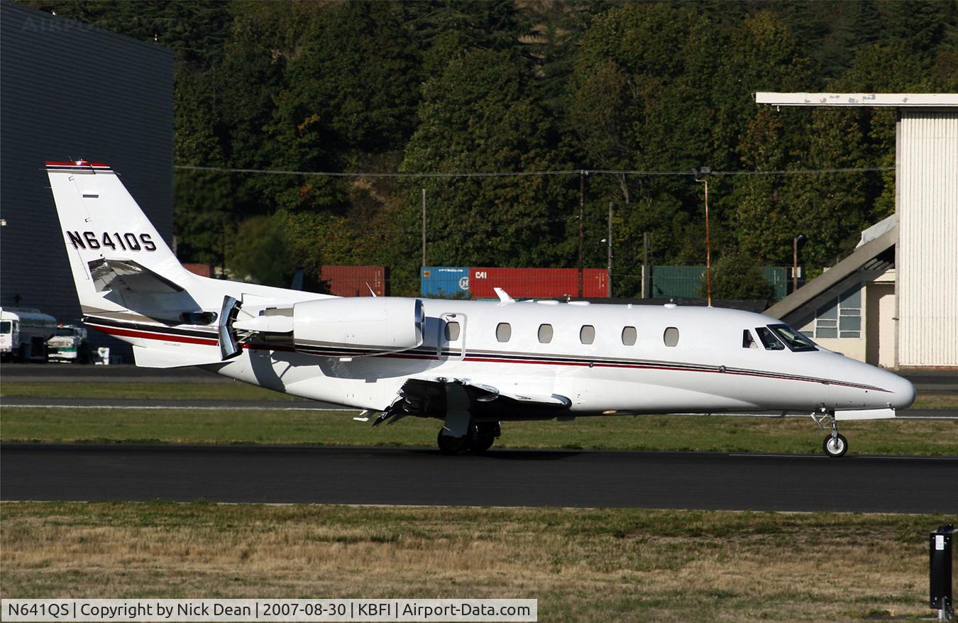 N641QS, 2002 Cessna 560XL Citation Excel C/N 560-5295, KBFI