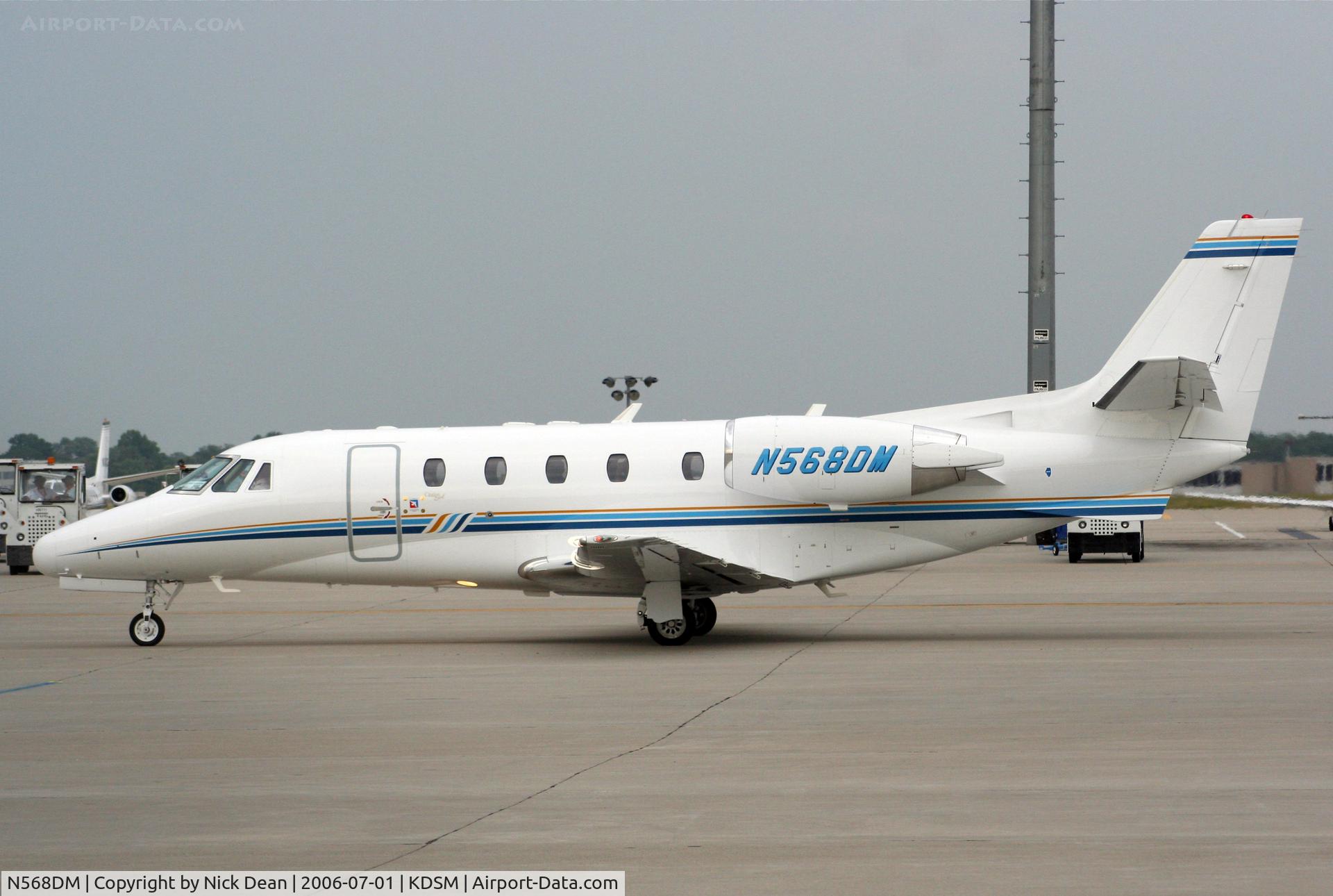 N568DM, 2003 Cessna 560XL C/N 560-5325, KDSM