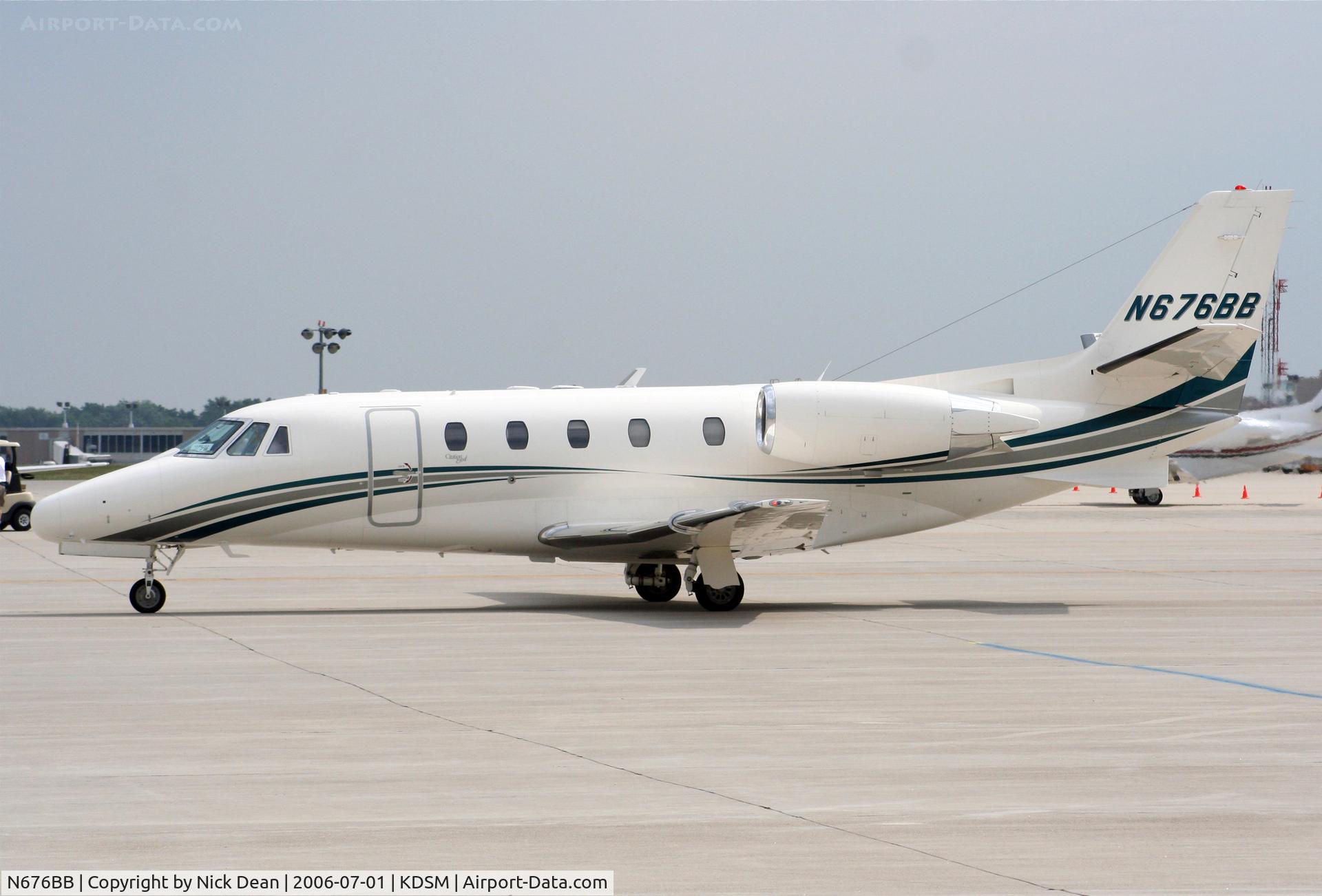 N676BB, 2003 Cessna 560XL C/N 5605349, KDSM