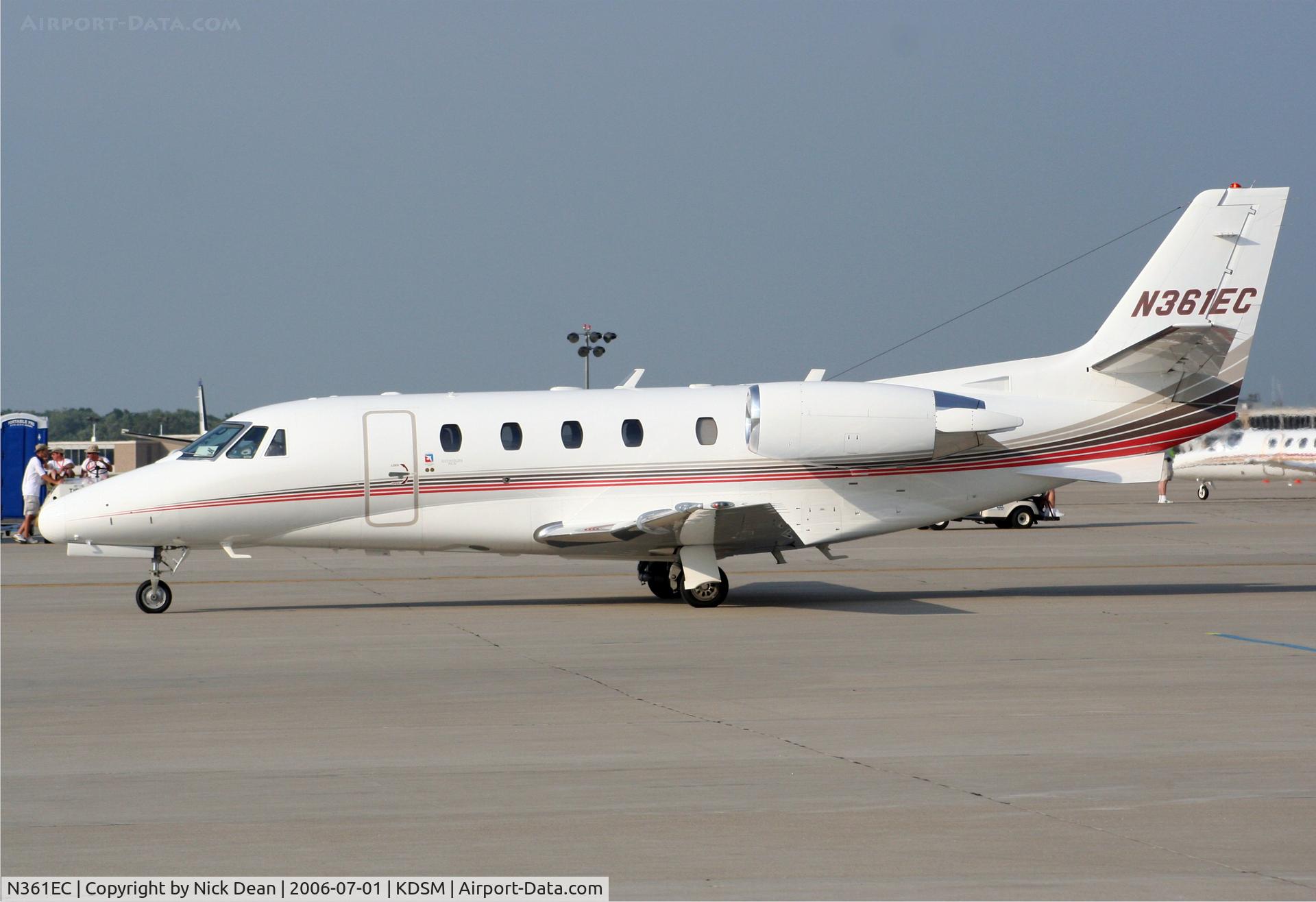 N361EC, 2004 Cessna 560XLS Citation Excel C/N 560-5515, KDSM