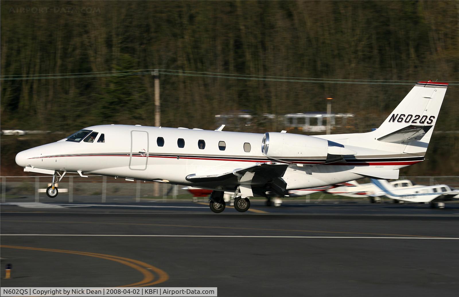 N602QS, 2004 Cessna 560XL Citation XLS C/N 560-5518, KBFI