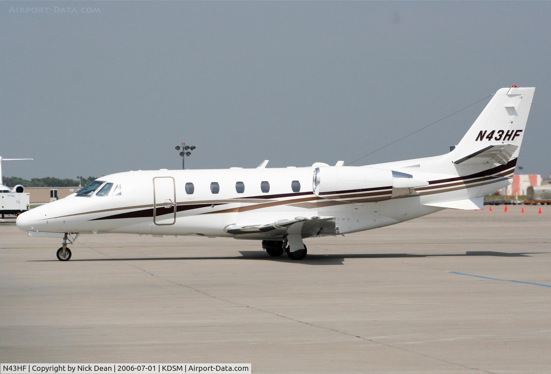 N43HF, 2004 Cessna 560XLS Citation Excel C/N 560-5519, KDSM