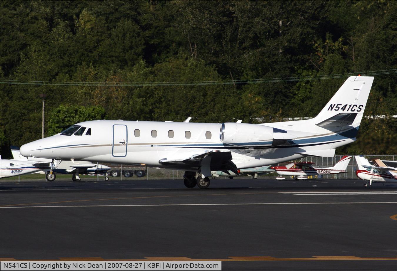 N541CS, 2004 Cessna 560XLS Citation Excel C/N 560-5521, KBFI