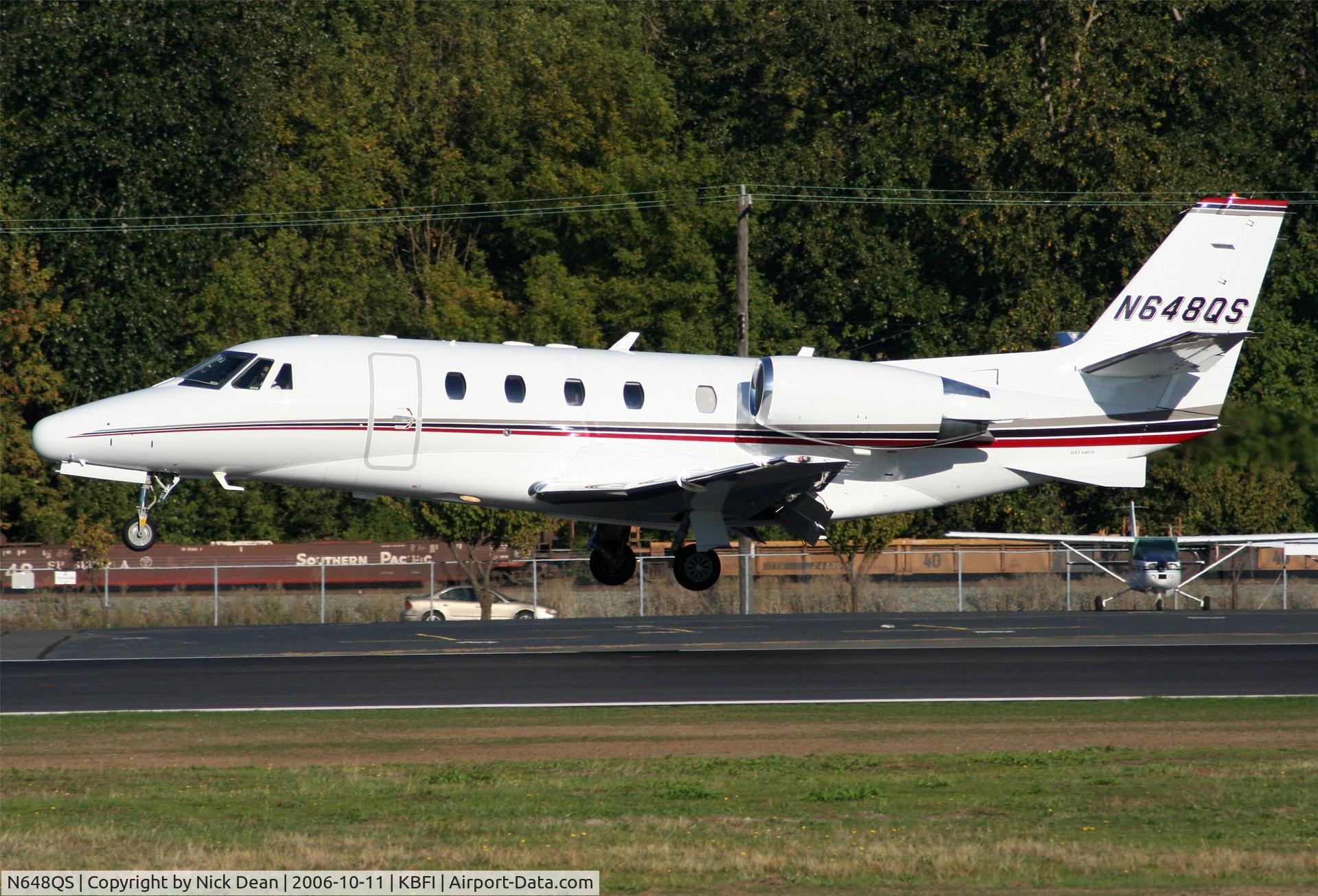 N648QS, 2005 Cessna 560XL Citation XLS C/N 560-5574, KBFI