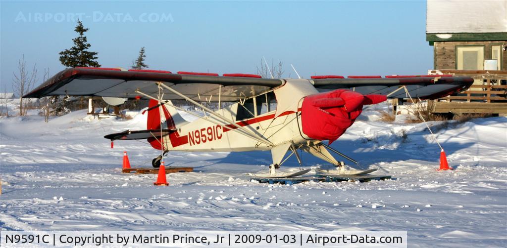 N9591C, 1989 Christen A-1 Husky C/N 1077, Waiting for warmer weather, -25 is a bit tough on equiptment