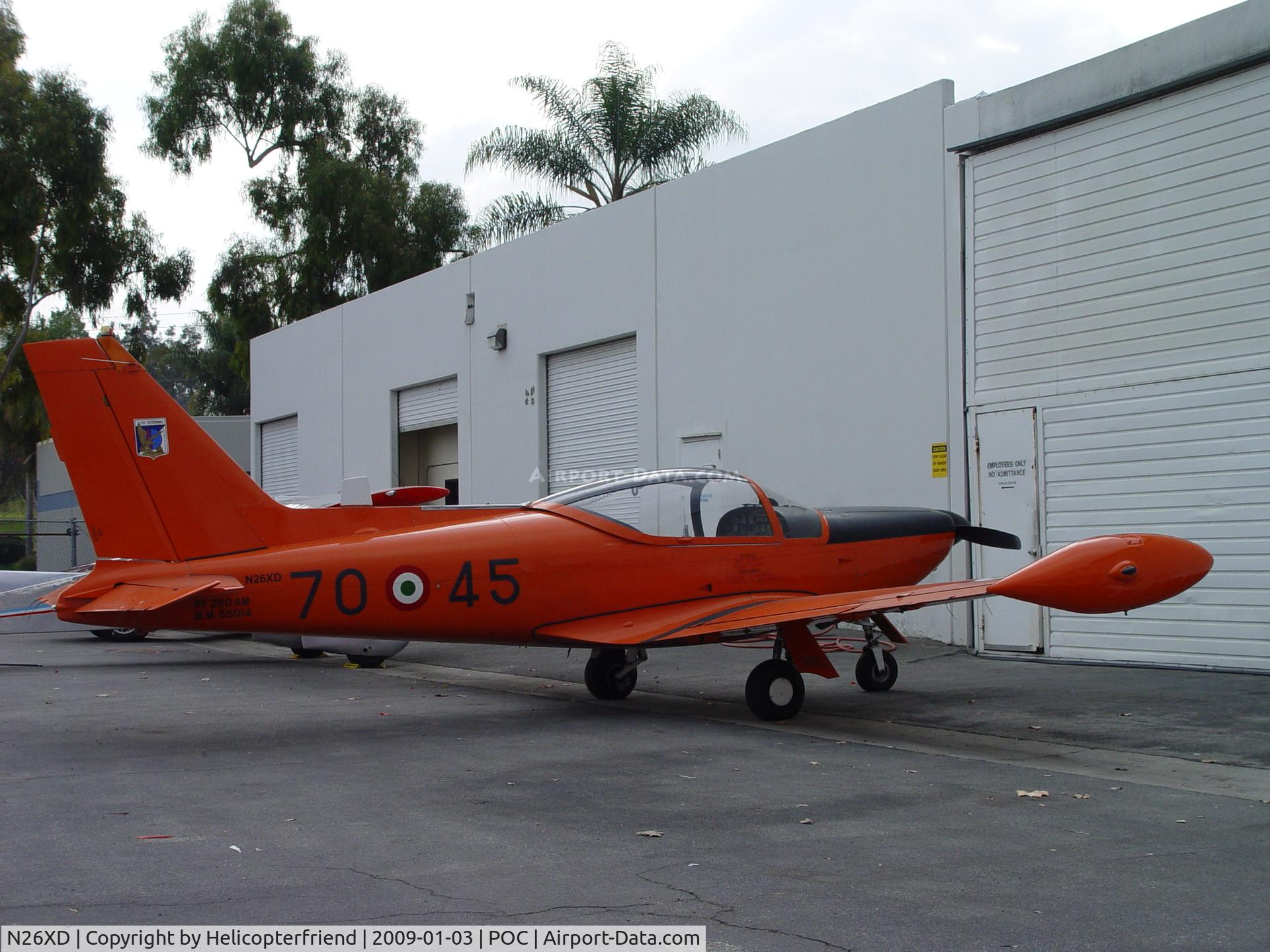 N26XD, 1987 SIAI-Marchetti F-260C C/N 40-016, Parked at Brackett