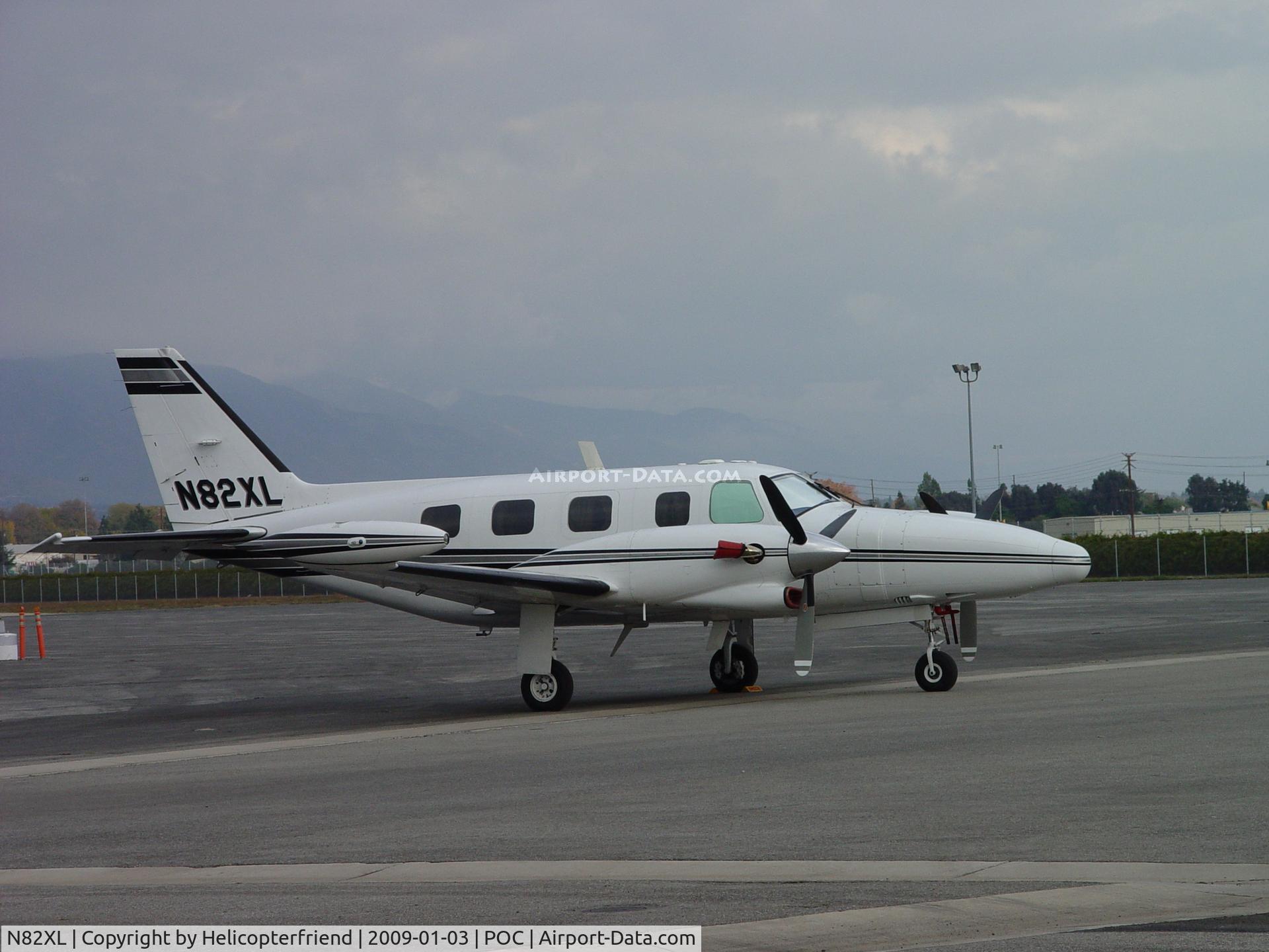 N82XL, 1981 Piper PA-31T2 Cheyenne IIXL C/N 31T-8166034, Parked at Brackett