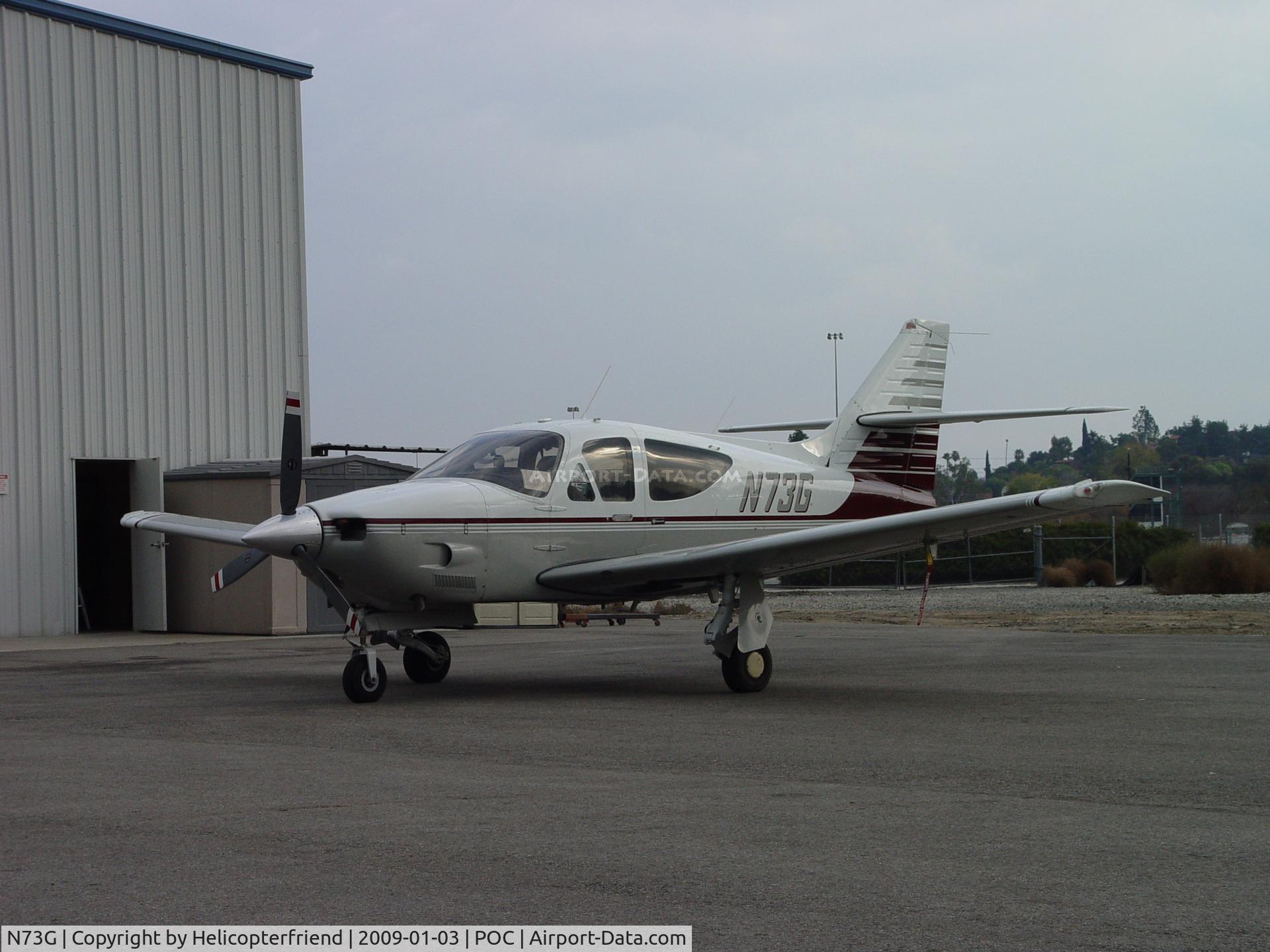 N73G, 1979 Rockwell International 114A Commander C/N 14515, Parked at eastern end of Brackett
