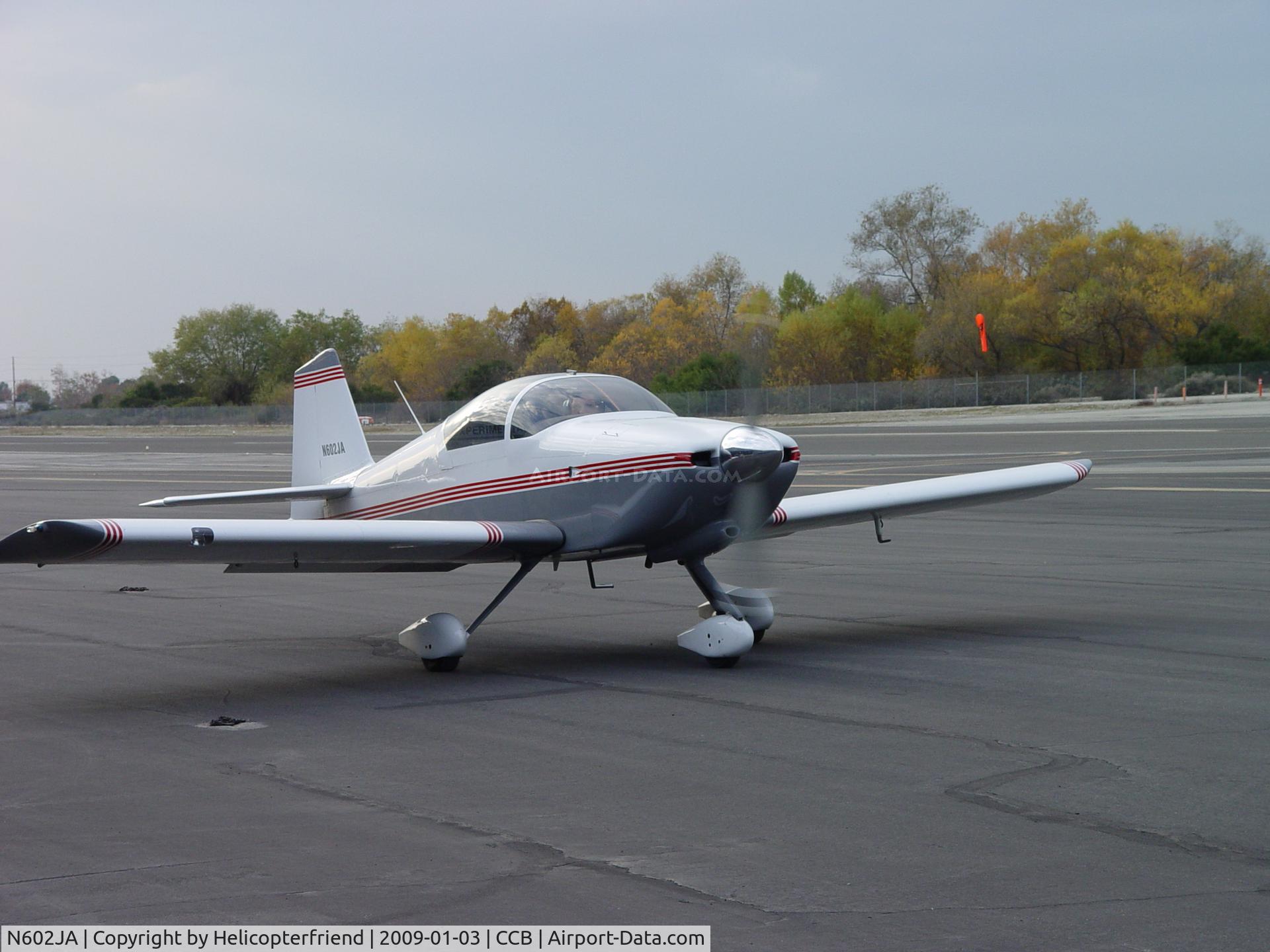 N602JA, 2001 Vans RV-6A C/N 001, Preparing to taxi