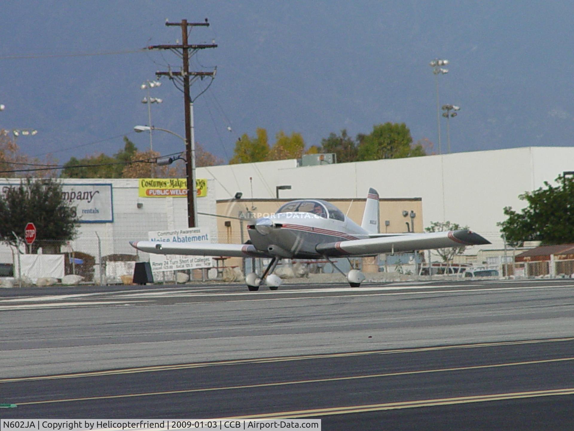 N602JA, 2001 Vans RV-6A C/N 001, Rolling for take off