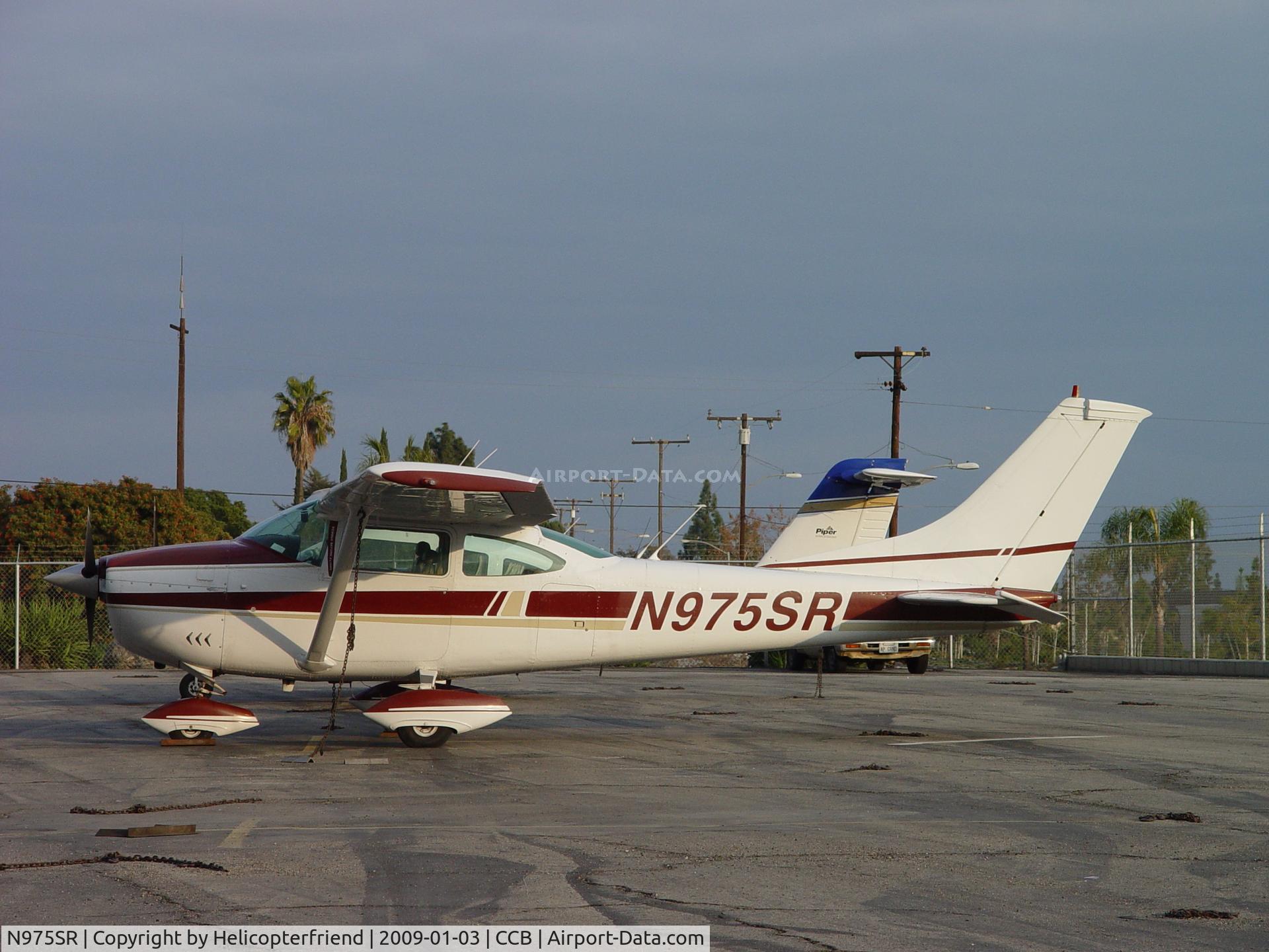 N975SR, 1968 Cessna 182L Skylane C/N 18258964, Parked at Cable