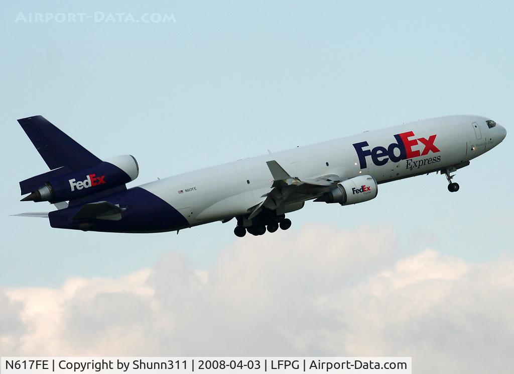 N617FE, 1995 McDonnell Douglas MD-11F C/N 48748, On take off...