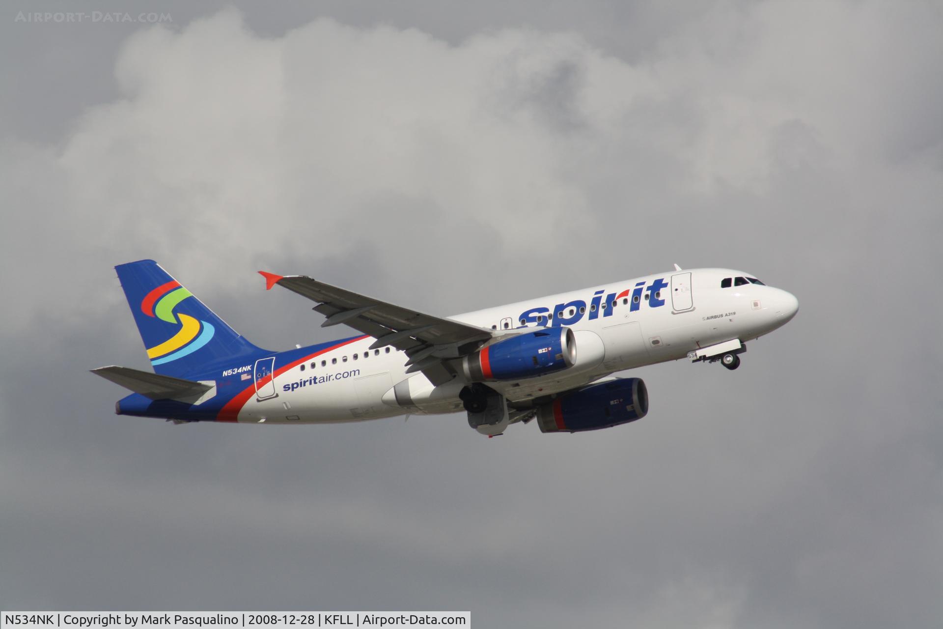 N534NK, 2008 Airbus A319-132 C/N 3395, Airbus A319