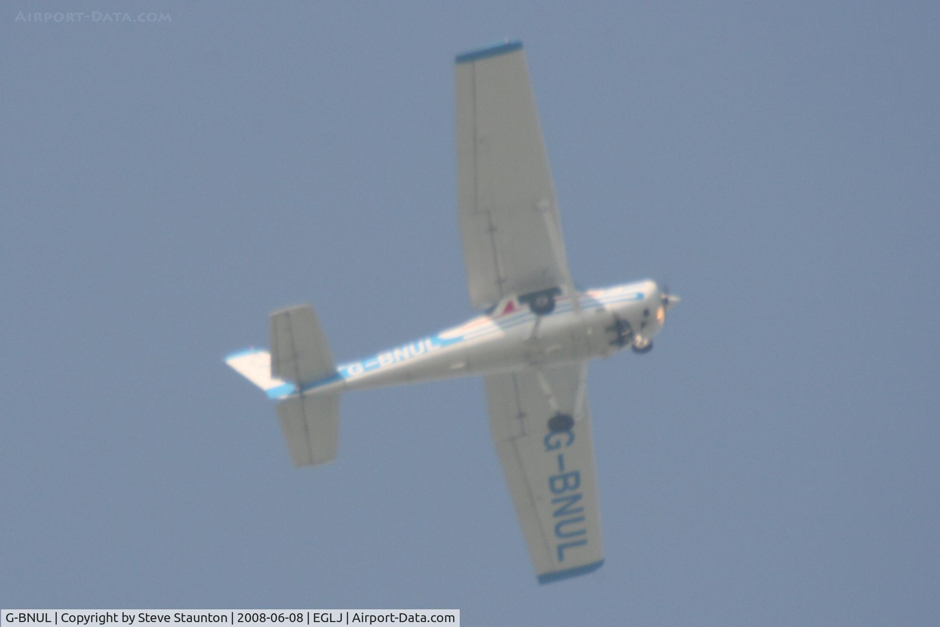 G-BNUL, 1980 Cessna 152 C/N 152-84486, Taken in the overhead at Chalgrove, England