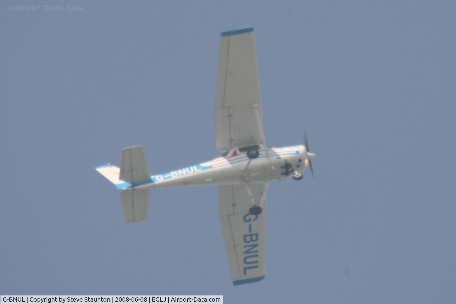G-BNUL, 1980 Cessna 152 C/N 152-84486, Taken in the overhead at Chalgrove, England