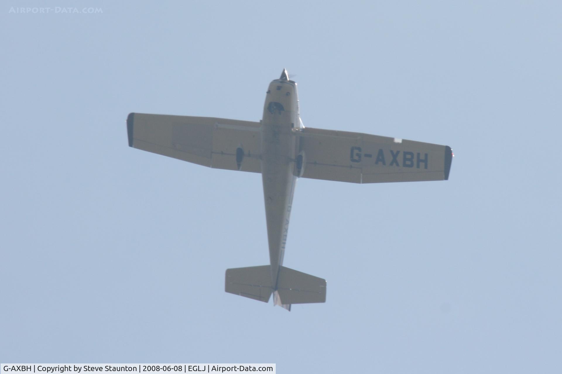 G-AXBH, 1969 Reims F172H Skyhawk C/N 0571, Taken in the overhead at Chalgrove, England