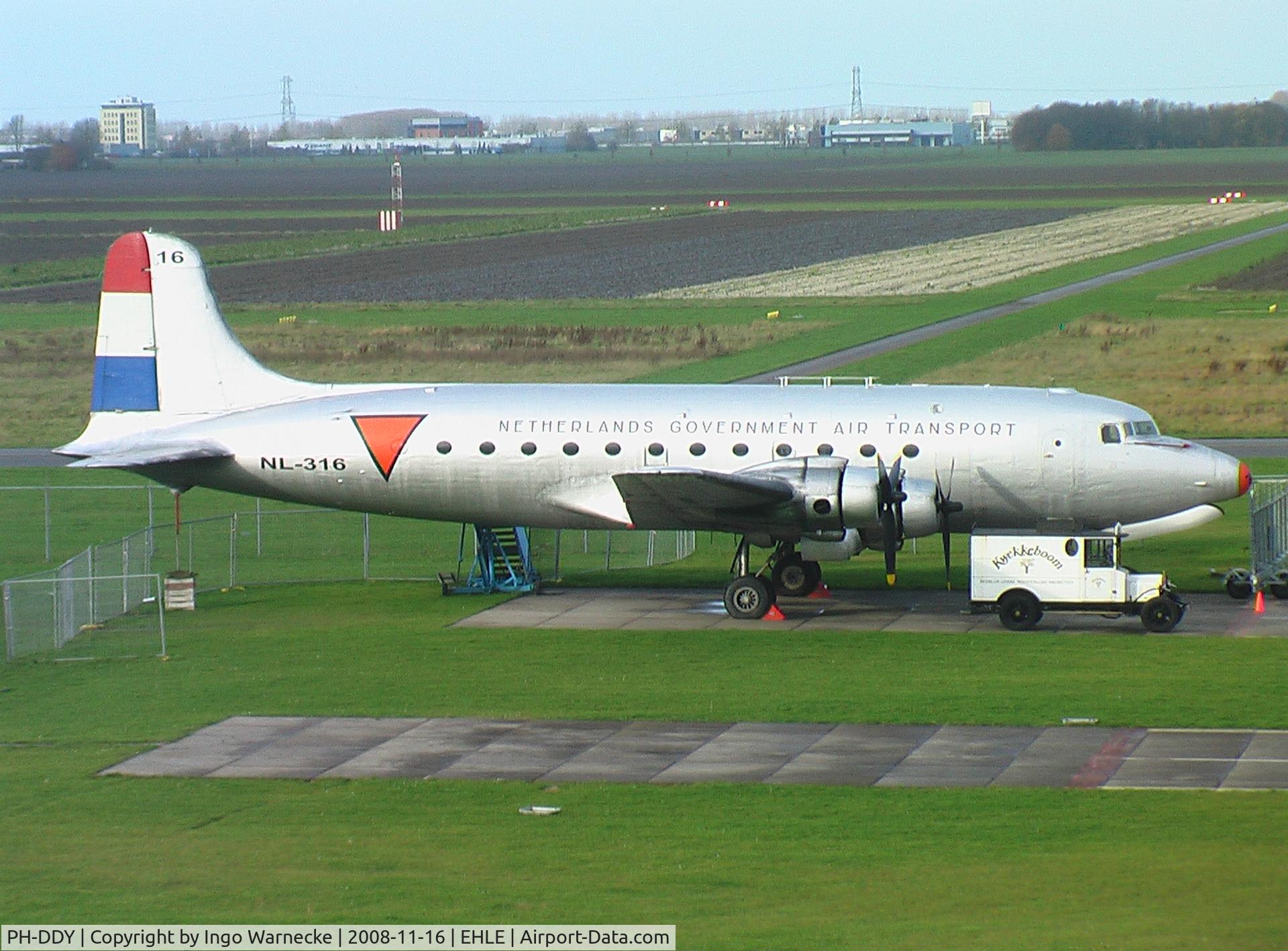 PH-DDY, 1942 Douglas C-54A Skymaster C/N 7488, Douglas C-54A Skymaster at the Aviodrome Museum, Lelystad in its new guise as 'NL-316'