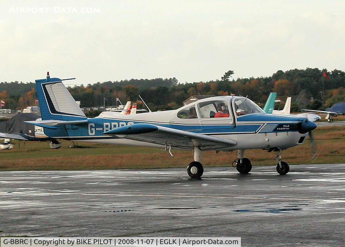 G-BBRC, 1973 Fuji FA-200-180 Aero Subaru C/N 235, TAXYING TO PARKING AREA