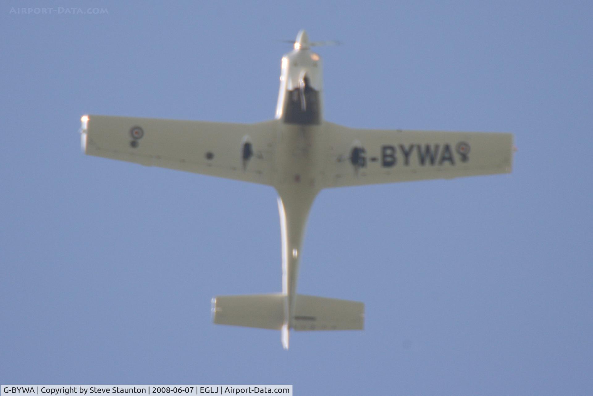 G-BYWA, 2000 Grob G-115E Tutor T1 C/N 82136/E, Taken in the overhead at Chalgrove, England