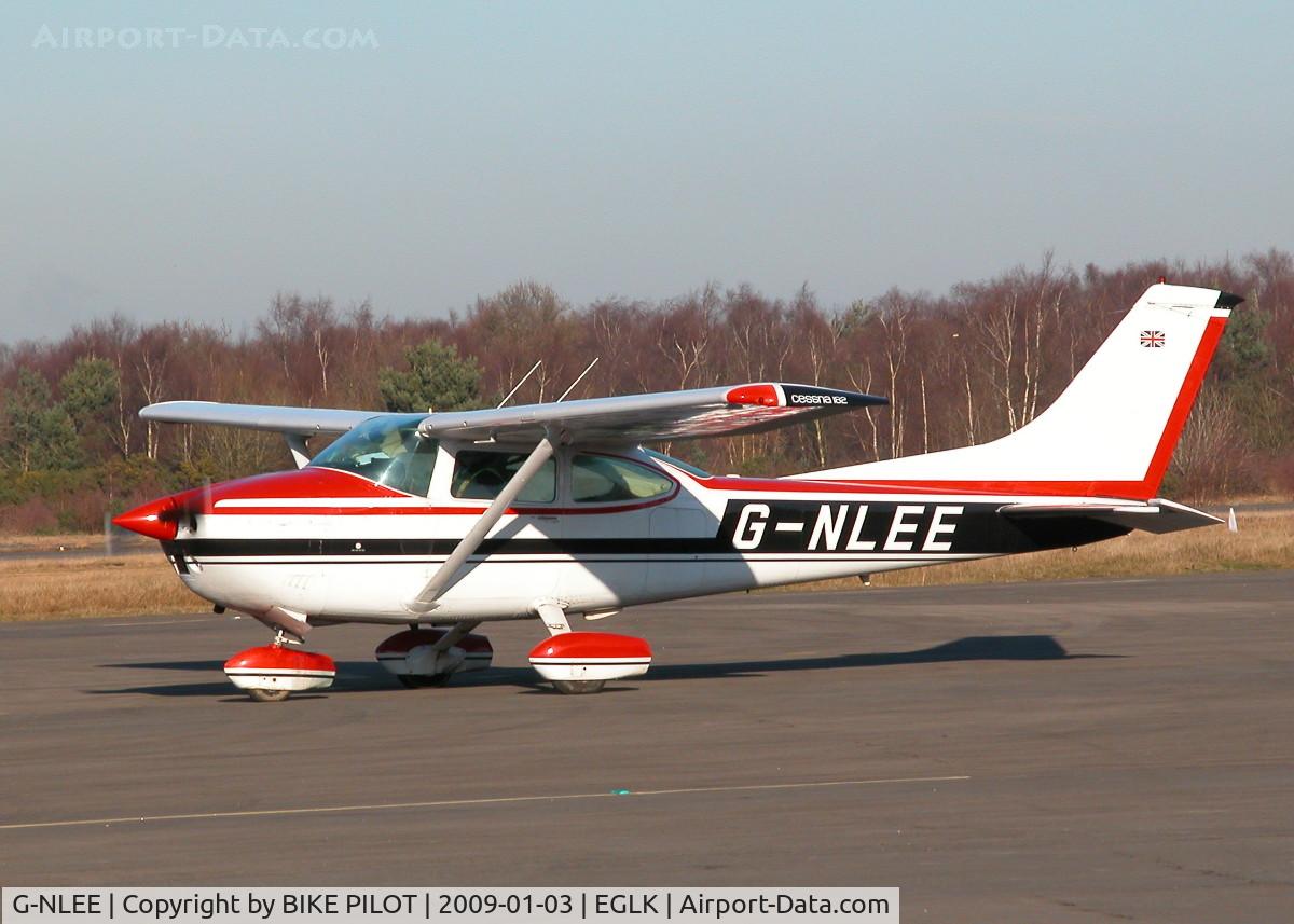G-NLEE, 1977 Cessna 182Q Skylane C/N 182-65934, VERY SMART LOOKING 182 WAITING TO RE-FUEL