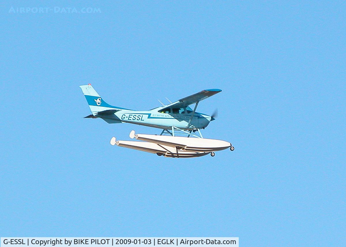 G-ESSL, 1981 Cessna 182R Skylane C/N 182-67947, A BIT FAR AWAY BUT THIS IS THE FIRST TIME I'VE MANAGED TO GET THIS A/C IN THE AIR