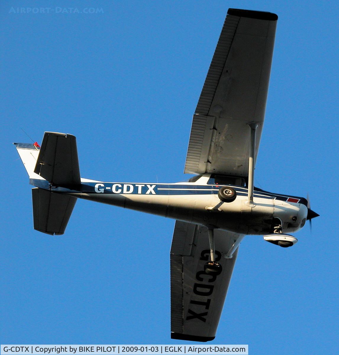 G-CDTX, 1979 Reims F152 C/N 1662, FINALS FOR RWY 07
