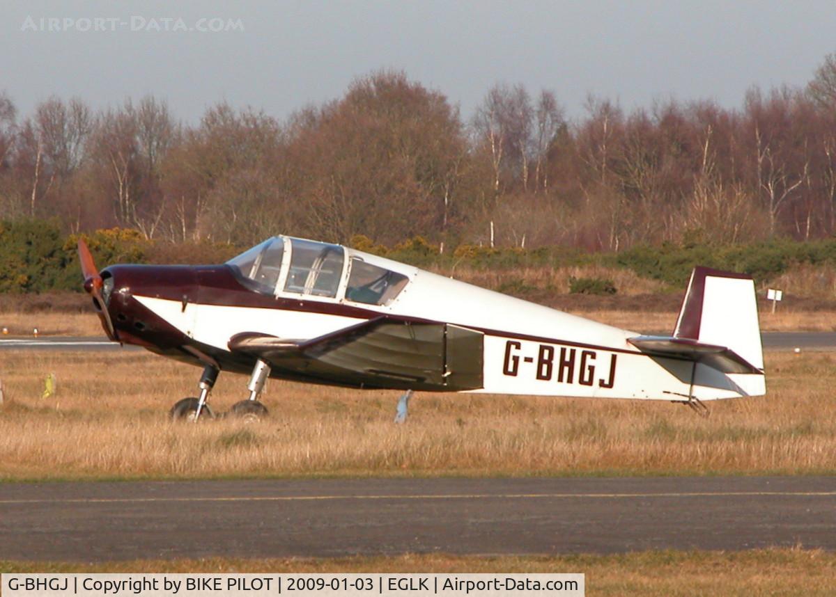G-BHGJ, 1967 Wassmer (Jodel) D-120 Paris-Nice C/N 336, IN THE VISITING A/C PARK FOR A SHORT STOP