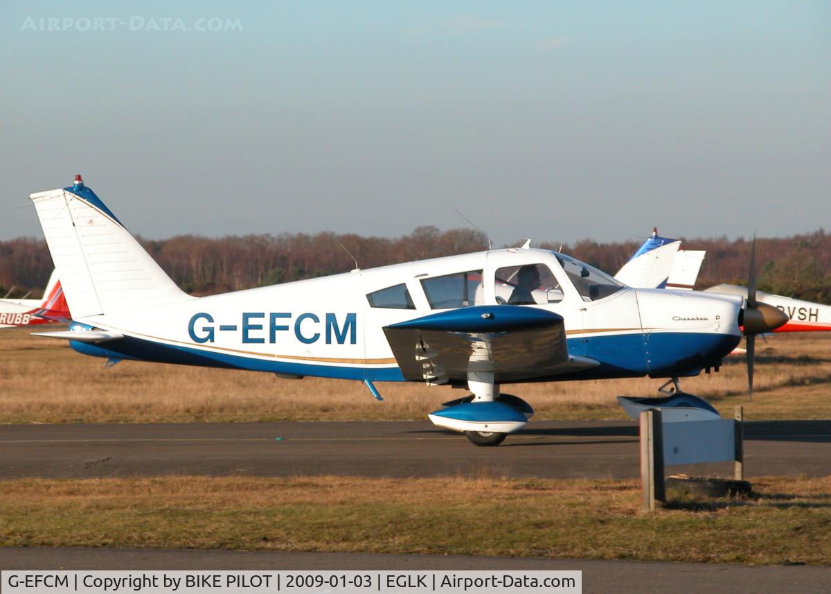 G-EFCM, 1968 Piper PA-28-180 Cherokee C/N 28-4766, VISITOR FROM LASHAM EGHL
