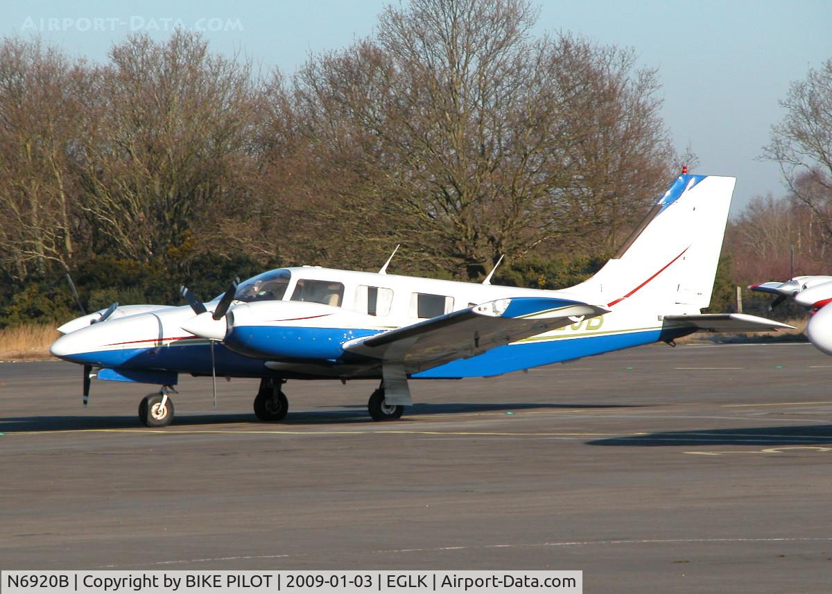 N6920B, 1985 Piper PA-34-220T Senaca C/N 34-8533025, VISITING SENECA