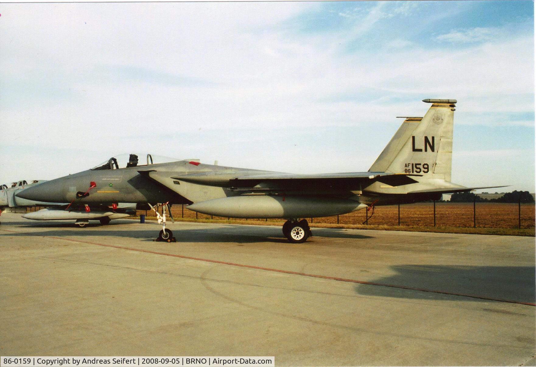 86-0159, 1986 McDonnell Douglas F-15C Eagle C/N 1006/C387, F-15 C-41-MC