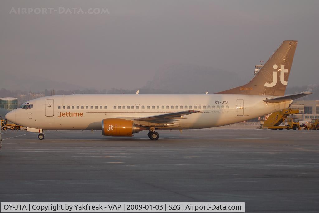 OY-JTA, 1987 Boeing 737-33A C/N 23631, Jettime Boeing 737-300