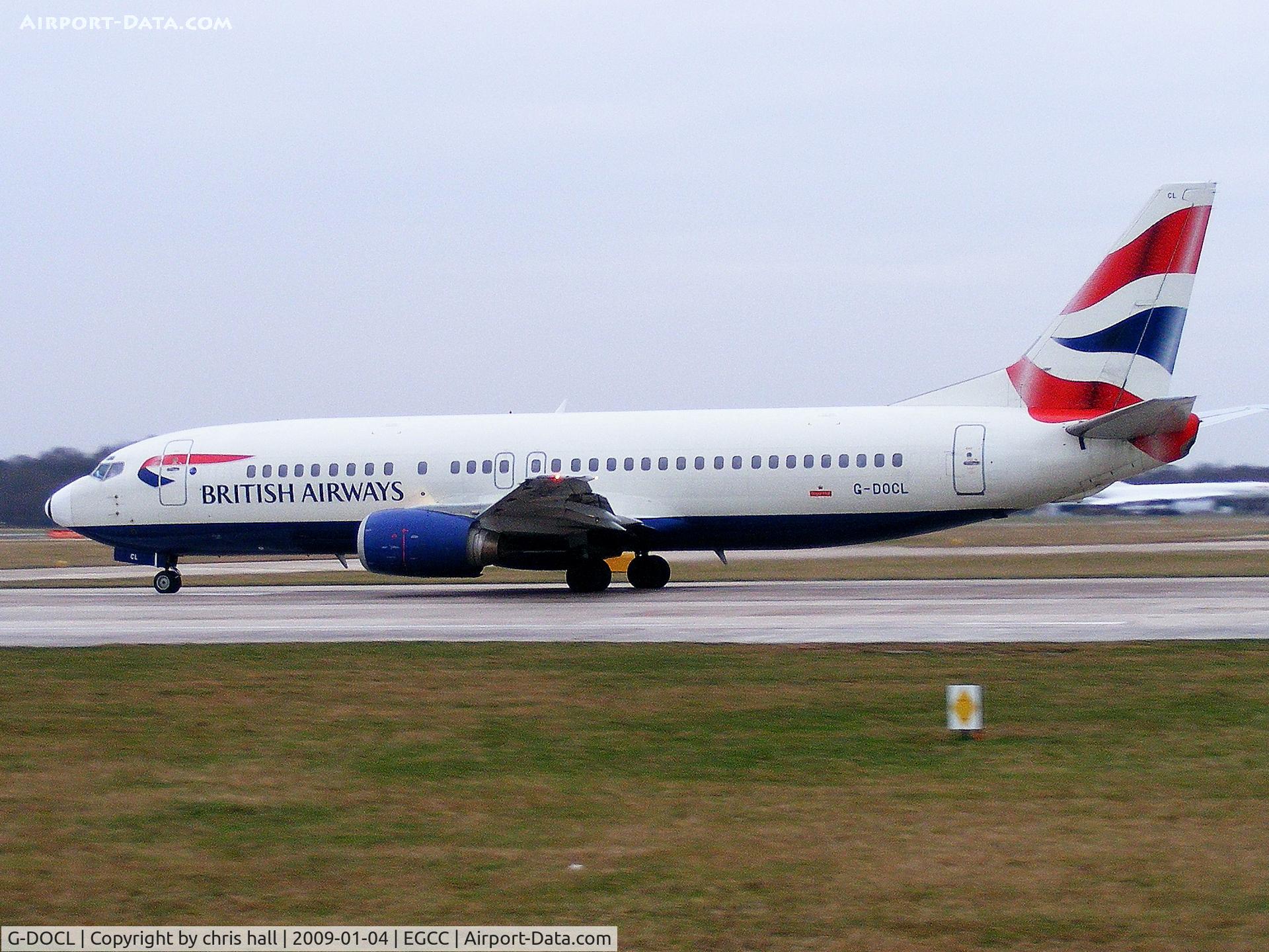 G-DOCL, 1992 Boeing 737-436 C/N 25842, British Airways