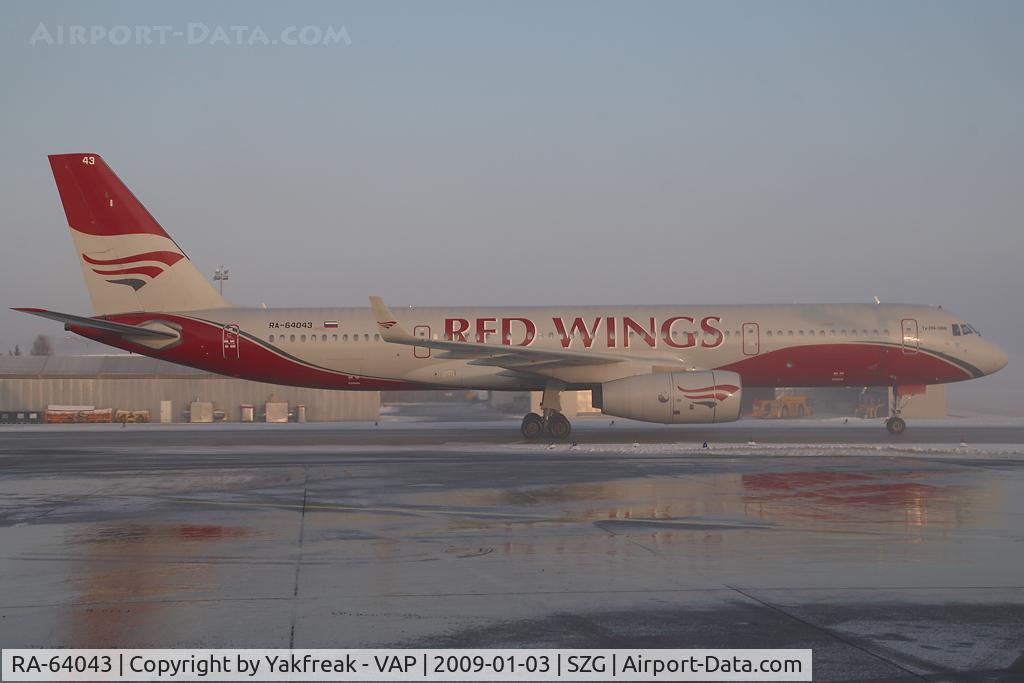 RA-64043, 2008 Tupolev Tu-204-100S C/N 64043, Red Wings Tupolev 204