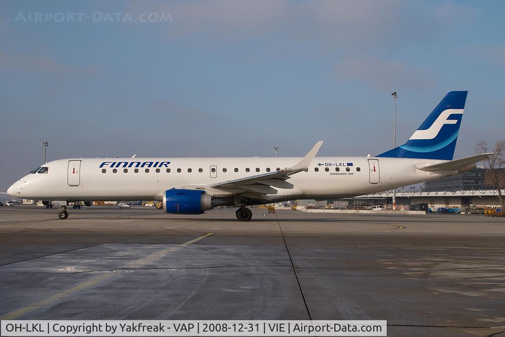 OH-LKL, 2007 Embraer 190LR (ERJ-190-100LR) C/N 19000153, Finnair Embraer 190