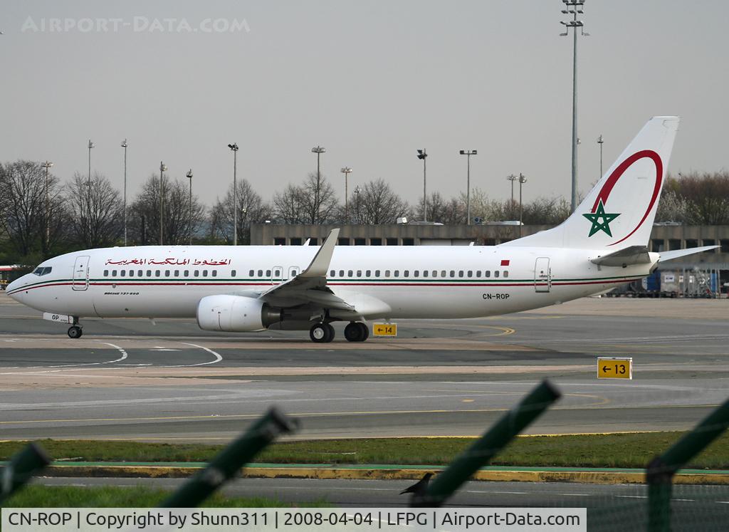CN-ROP, 2008 Boeing 737-8B6 C/N 33066, Arriving at his gate...