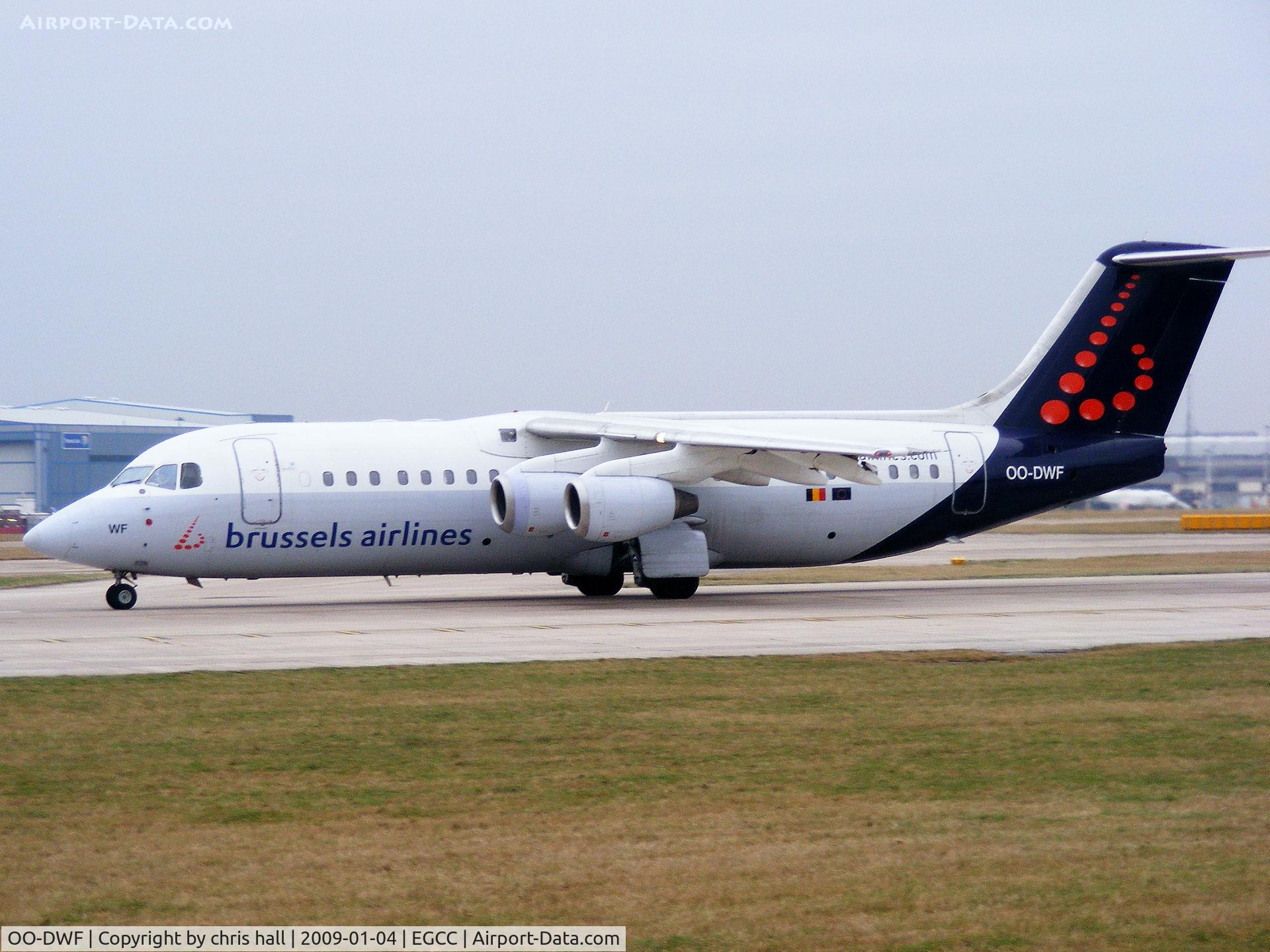 OO-DWF, 1998 British Aerospace Avro 146-RJ100 C/N E3332, Brussels Airlines