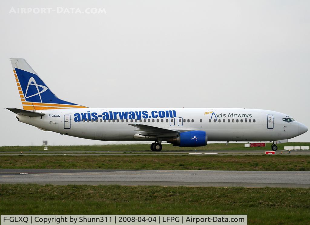 F-GLXQ, 1990 Boeing 737-4Y0 C/N 24688, Rolling to the terminal...