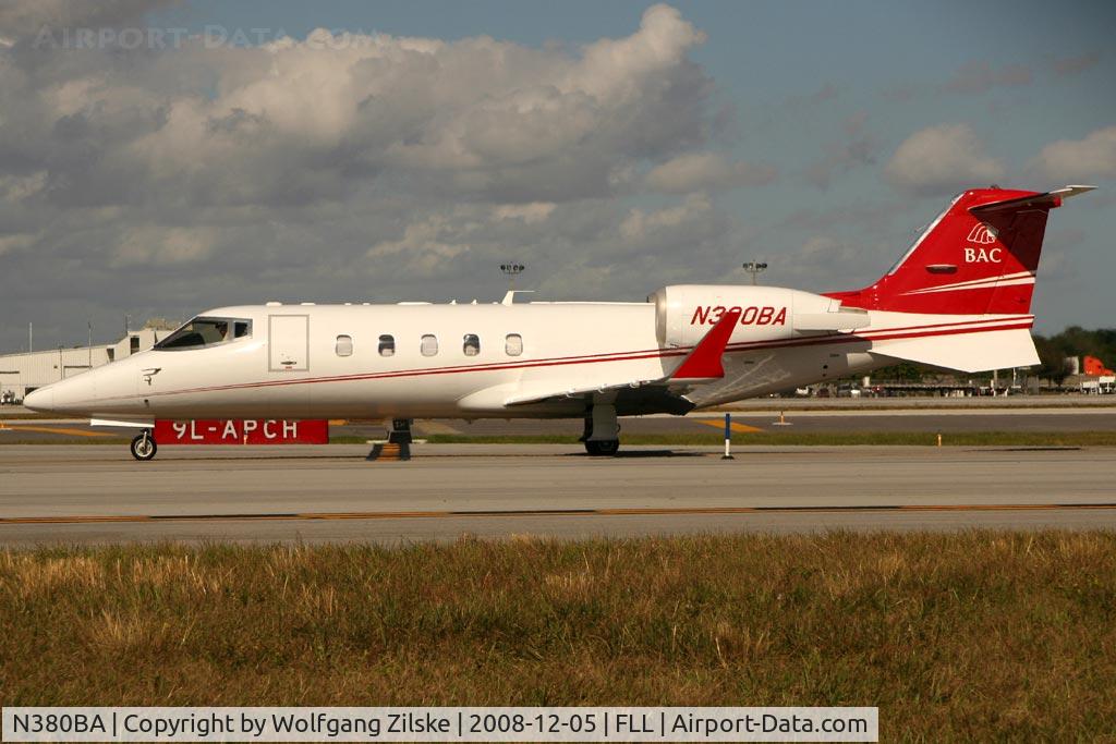 N380BA, Learjet Inc 60 C/N 292, visitor