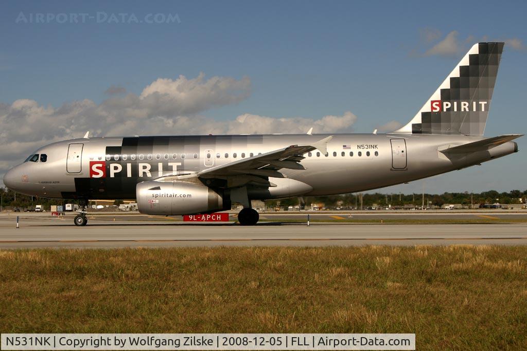 N531NK, 2007 Airbus A319-132 C/N 3026, visitor